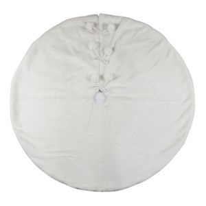 The Place & Time Christmas Fur Tree Skirt NWT